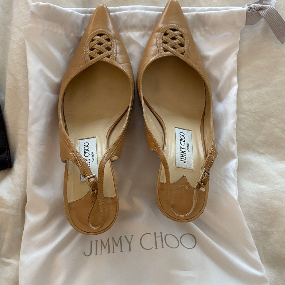 Jimmy Choo Tan Heels - Picture 9 of 9